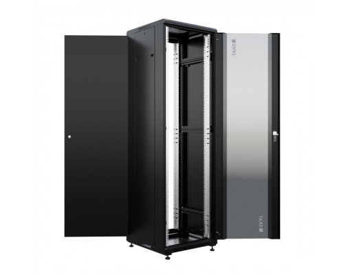 SKAT TB-42R660GF-B Шкаф напольный универсальный серверный 42U 600х600мм, дверь стеклянная