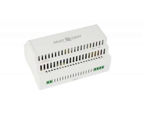 SKAT-24-4.0 DIN (СКАТ ИБП-24/4-DIN) источник питания 24В 4А АКБ внеш.12-17Ач