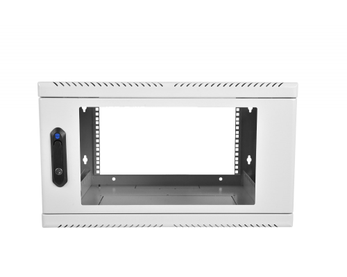 Шкаф телекоммуникационный настенный 6U (600 × 300) дверь стекло