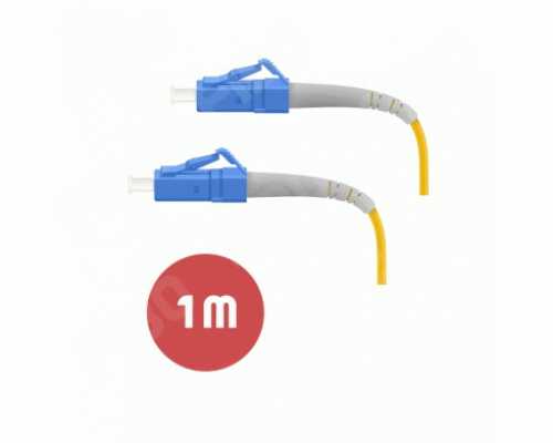 Патч-корд LC(UPC)-LC(UPC) G.652D 3мм simplex LSZH - 1м