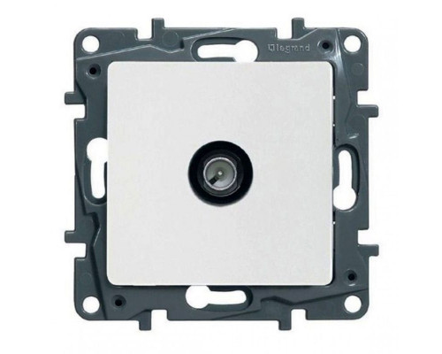 Розетка в сборе Legrand Etika, 1x TV/R/SAT, внутренняя, цвет: белый, (LEG.672263)