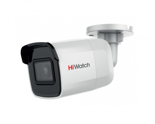 Сетевая IP видеокамера HiWatch, корпусная, улица, 6Мп, 1/2,5’, 3200х1800, ИК, цв:0,01лк, об-в:4мм, DS-I650M (4 mm)