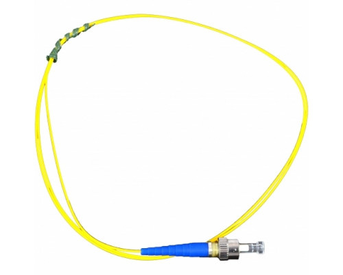 Пигтейл Hyperline, FC/UPC (SM), OS2 9/125, 1м, синий хвостовик, цвет: жёлтый