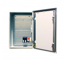 Шкаф уличный всепогодный укомплектованный настенный OSNOVO, IP66, корпус: сталь листовая, 600х400х210 мм (ВхШхГ), цвет: серый