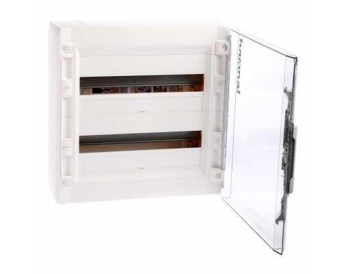 Щит электрический настенный Legrand XL³ 125, IP40, 2ряд.  18мод., с клеммным блоком, дверь: прозрачная, корпус: пластик, цвет: белый