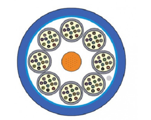 Кабель ВО Siemon LightSystem Tight Buffer,  48хОВ, OM1 62,5/125, LSZH, Ø 15мм, универсальный, небронированный, цвет: синий