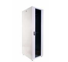 Шкаф телекоммуникационный напольный ЭКОНОМ 48U (800 × 1000) дверь перфорированная 2 шт., цвет черный