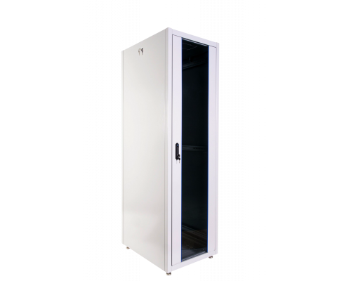 Шкаф телекоммуникационный напольный ЭКОНОМ 48U (800 × 1000) дверь перфорированная 2 шт., цвет черный