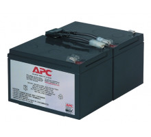 Аккумулятор для ИБП APC, 196х152х94 мм (ВхШхГ),  свинцово-кислотный с загущенным электролитом, 264 Ач, цвет: чёрный, (RBC6)