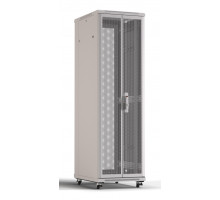 Шкаф серверный напольный Hyperline TTR, IP20, 42U, 2055х600х600 мм (ВхШхГ), дверь: двойная распашная, перфорация, боковая панель: сплошная съемная, ра