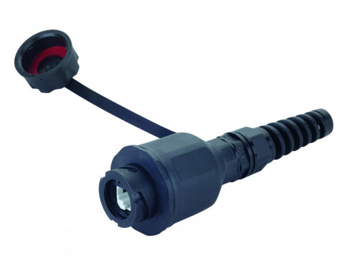 Модуль соединительный Eurolan, industrial, 1хRJ45, IDC 110, кат. 6A, неэкр., цвет: чёрный