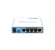 Маршрутизатор Mikrotik, RouterBOARD, портов: 5, LAN: 3, антенн: 1, USB: Да, 28х89х113 мм (ВхШхГ), цвет: белый, RB951Ui-2nD