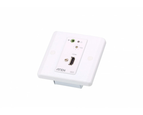 Удлинитель Aten, портов: 1, HDMI, по кабелю Cat 5, с монтажной панелью MK, (VE807-AT-G)