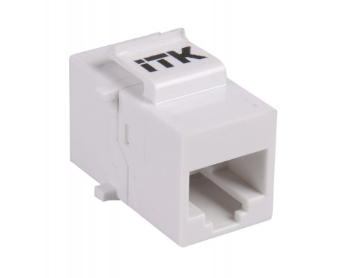 Адаптер ITK, 1x Keystone Jack, кат. 5е, неэкр., упаковка: 1 шт, цвет: белый, (CS7-1C5EU)