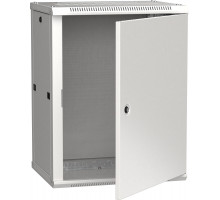 Шкаф навесной ITK LINEA W, 19&quot;, 15U, 770х600х600 мм (ВхШхГ), дверь: металл, разборный, цвет: серый