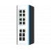Промышленный коммутатор L2 уровня на 8 портов 10/100 / 1000M PoE с поддержкой IEEE802.3 af/at на + 2* BT 90Вт + 2 Uplink Gigabit Ethernet-порта + 2 * Gigabit SFP-порт + 2 * 2.5G SFP-порт