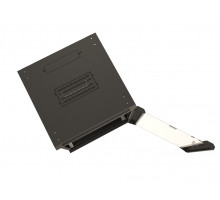 Шкаф телекоммуникационный настенный Hyperline TWB, 19", 4U, 278х600х450 мм (ВхШхГ), дверь: стекло, разборный, цвет: чёрный
