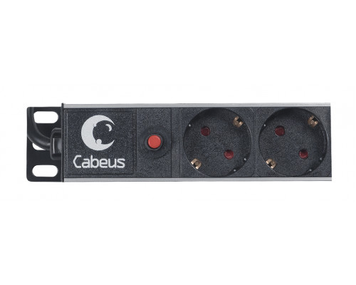 Блок евророзеток для 19" шкафов 16А Cabeus PDU-13P-F-2EU 13 розеток