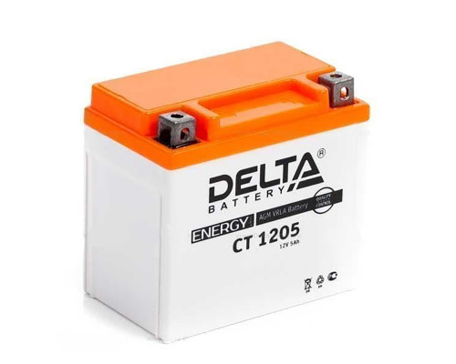 Аккумулятор для ИБП Delta Battery CT, 106х70х114 мм (ВхШхГ),  необслуживаемый свинцово-кислотный,  12V/5 Ач, (CT 1205)