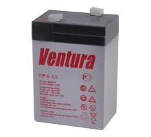 Аккумулятор для ИБП Ventura GP, 101х70х48 мм (ВхШхГ),  Необслуживаемый свинцово-кислотный,  6V/4,5 Ач, цвет: серый, (GP 6-4,5)