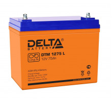 Аккумулятор для ИБП Delta Battery DTM L, 215х166х258 мм (ВхШхГ),  Необслуживаемый свинцово-кислотный,  12V/75 Ач, цвет: оранжевый, (DTM 1275 L)