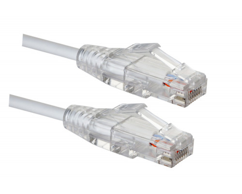 Шнур комм. Eurolan, кат. 5е, неэкр., U/UTP, RJ45, LSZH, AWG28 1.5м, белый