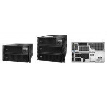 ИБП APC Smart-UPS SRT, 8000ВА, онлайн, в стойку, 432х715х263 (ШхГхВ), 230V, 6U,  однофазный, Ethernet, (SRT8KRMXLI)