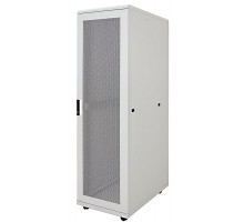 Шкаф серверный напольный ITK LINEA S, IP30, 42U, 2025х800х1200 мм (ВхШхГ), дверь: перфорация, боковая панель: сплошная съемная, разборный, цвет: серый