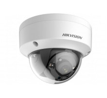Сетевая IP видеокамера HIKVISION, купольная, улица, 1/3’, ИК-фильтр, цв: 0,01лк, фокус объе-ва: 2,8мм, цвет: белый, (DS-2CE56F7T-VPIT (2.8 mm))