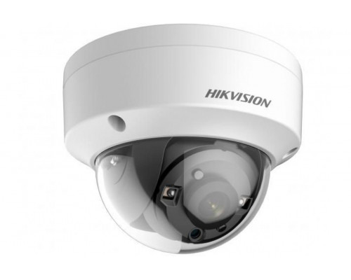 Сетевая IP видеокамера HIKVISION, купольная, улица, 1/3’, ИК-фильтр, цв: 0,01лк, фокус объе-ва: 2,8мм, цвет: белый, (DS-2CE56F7T-VPIT (2.8 mm))