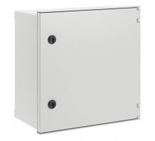 Шкаф электротехнический настенный DKC Conchiglia, IP66, 400х400х200 мм (ВхШхГ), дверь: пластик, пластик, цвет: серый