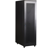 Шкаф серверный напольный TWT Business, IP20, 22U, 1166х600х800 мм (ВхШхГ), дверь: перфорация, боковая панель: сплошная съемная, разборный, цвет: чёрны