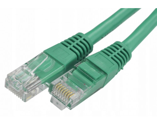 Шнур комм. Datarex, кат. 5е, неэкр., U/UTP, RJ45/RJ45, LSZH (нг(A)-HF), 5м, зелёный