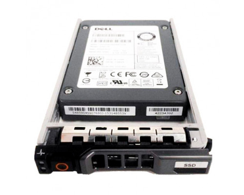 Жесткий диск Dell 3.84TB SSD SATA 6Gb/s 2.5&quot; Drive in 3.5&quot;, 400-BDPS