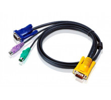 Шнур ввода/вывода Aten, SPHD-15, 1.8 м, разъём SPHD 3 в 1, (2L-5202P)