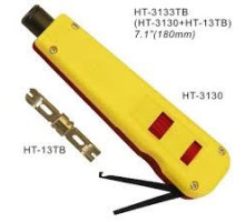 Инструмент для заделки проводников Hyperline, заделка кабеля, в комплекте нож HT-13TB, (HT-3133TB)