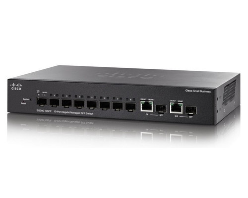 Коммутатор Cisco SG350-10SFP-K9-EU