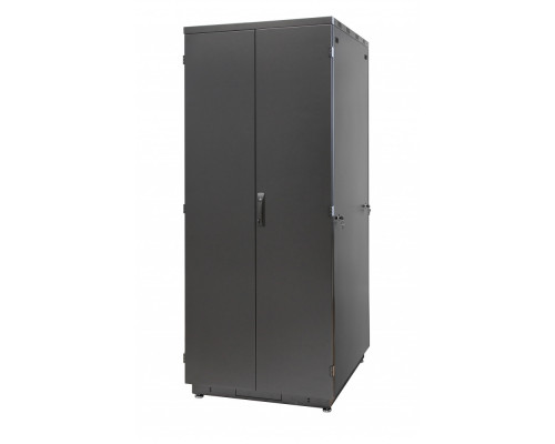 Дверь (к шкафу) Eurolan S3000, 47U, 2147х787х23 мм (ВхШхГ), металл, цвет: чёрный