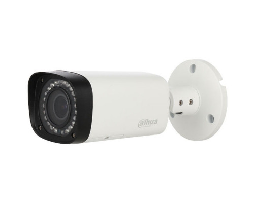 Видеокамера HDCVI Dahua, bullet-камера, улица, 4Мп, 1/3’, 2688×1520, 25к/с, ИК, цв:0,03лк, об-в:2,7мм, DH-HAC-HFW1400RP-VF