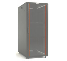 Шкаф телекоммуникационный напольный Hyperline TTB, IP20, 18U, 988х600х800 мм (ВхШхГ), дверь: стекло, боковая панель: сплошная, разборный, цвет: серый