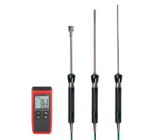 Термометр RGK, (CT12+TR10A+TR10S+TR10W с поверкой), с дисплеем, питание: батарейки, корпус: пластик, зонд температуры+погружной+поверхност., (779784)