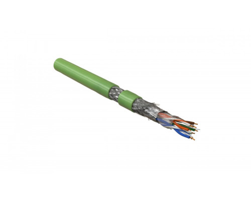 Кабель витая пара Hyperline SFUTP4-C5E-P26-IN-LSZH, LSZH (нг(A)-HF), SF/UTP, кат. 5е, проводник Ø 0,48мм, 305м, коробка, тип прокладки: внутри зданий,