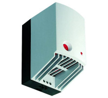 Нагреватель STEGO CR 027, 100х128х165 мм (ВхШхГ), 475Вт, на DIN-рейку, для шкафов, 230V, чёрный, с вентилятором и термостатом