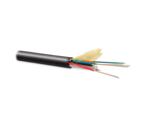 Кабель ВО Hyperline FO-MB-IN/OUT Micro-Bundle,  16хОВ, SMF-28 9/125, LSZH, Ø 6,2мм, универсальный, небронированный, цвет: чёрный