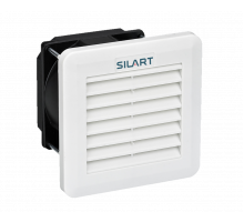 Фильтрующий вентилятор SILART NLV, с подшипником качения, 230V, 106х106х61 мм (ВхШхГ), вентиляторов: 1, 38 дБ, IP55, поток: 30 м3/ч, для шкафов, цвет: