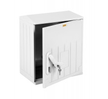Электротехнический шкаф полиэстеровый IP54 антивандальный (В400*Ш250*Г250) EPV c одной дверью