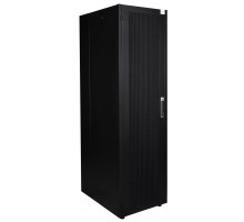 Шкаф серверный напольный Datarex, IP20, 36U, 1744х600х800 мм (ВхШхГ), дверь: перфорация, боковая панель: сплошная съемная, разборный, цвет: чёрный