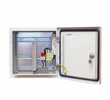 Шкаф уличный всепогодный укомплектованный настенный OSNOVO, IP66, корпус: сталь листовая, 300х300х210 мм (ВхШхГ), цвет: серый