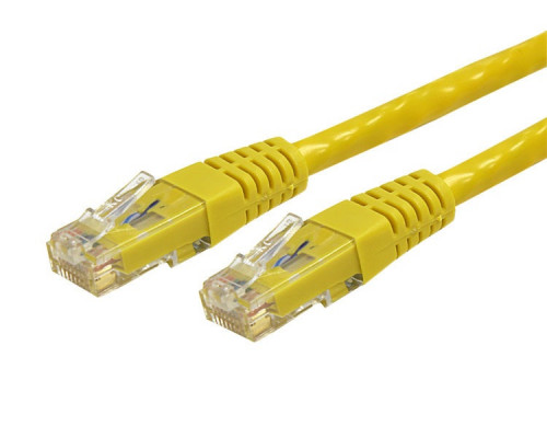 Шнур комм. Datarex, кат. 5е, неэкр., U/UTP, RJ45/RJ45, LSZH (нг(A)-HF), 5м, жёлтый