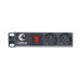 Блок евророзеток для 19" шкафов 16А Cabeus PDU-12P-2EU 12 розеток